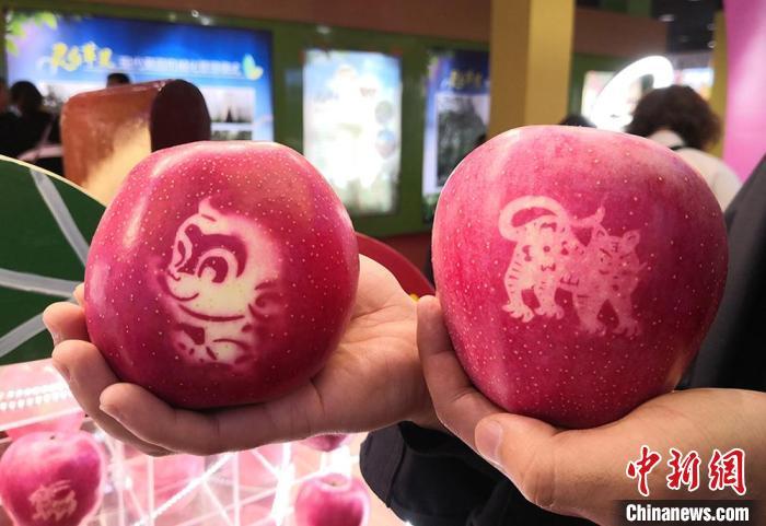 图为节会上展出的特色静宁苹果。(资料图) 魏建军 摄 图为节会上展出的特色静宁苹果。(资料图) 魏建军 摄